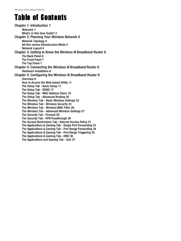 WRT300N Router User Guide | PDF