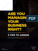 Are You Managing Your Business Right
