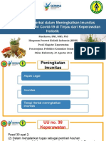 63 Herbal Untuk Imunitas - 29 Agust 2021 Stikes Hafsawaty