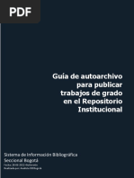 Guía de Autoarchivo Trabajo de Grado