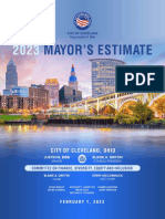 2023 Cleveland Mayor Justin Bibb Estimated Budget