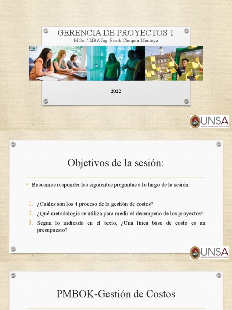 Gestión de Costos en Proyectos PMBOK | PDF | Presupuesto | Economias