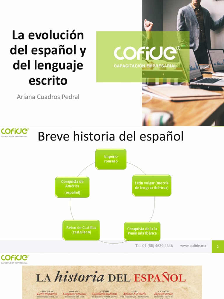 Evolución del español en un póster ilustrado | PDF | Lengua española ...