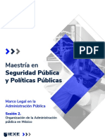 Organización de La Administración Publica en México