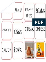 Memory Game Food 2023