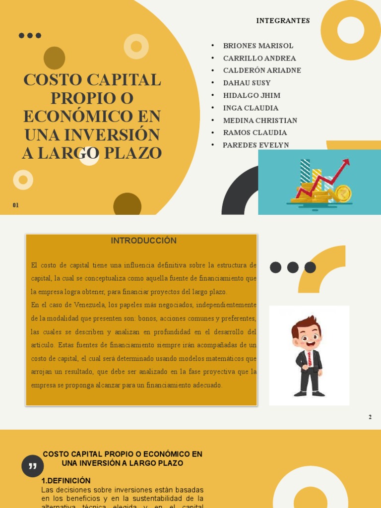 Costo de Capital Propio en Inversiones | PDF | Capital (economía ...