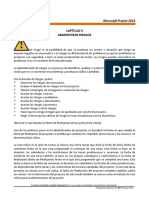 Capitulo 3 MS Project Administrar Riesgos