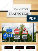6 Traffic Sign Grammar Drills Must Musnt
