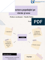 Structura Populației - Prezentare