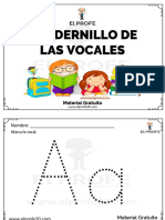 Cuadernillo de Las Vocales 122347