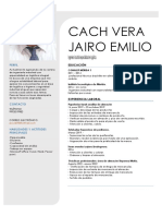 Curriculum Cach Jairo