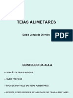 Teias alimentares: fluxo de energia e controle ecológico