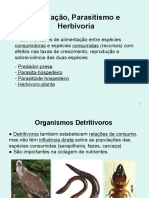 Aula 6 - Predação, Parasitismo e Herbivoria