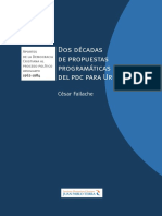 Dos Décadas de Propuestas Programáticas Del PDC para Uruguay