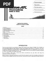 Cycle Speedometer User Guide | PDF