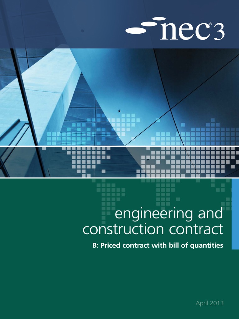 03 NEC3 Engineering and Construction Contract Option B | PDF | Business