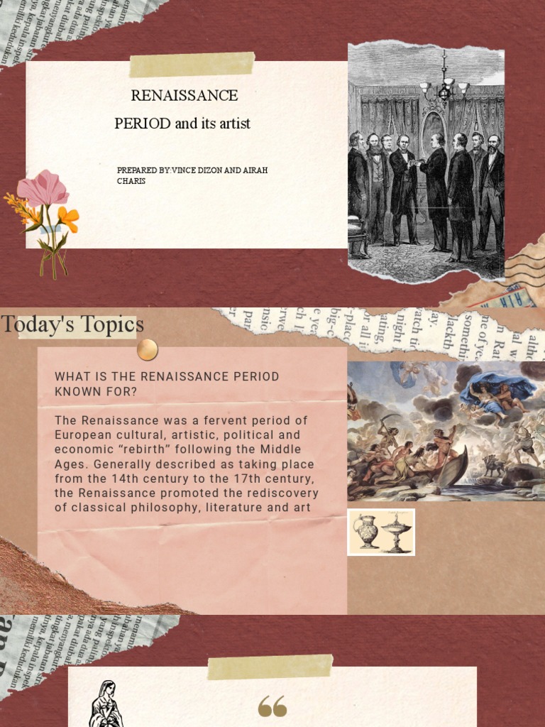 Renaissance Art and Philosophy Overview | PDF | Raphael | Renaissance Art