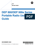 MN008317A01 AA Multilingual MOTOTRBO DEP 500DE 500e Series Portable Radio User Guide
