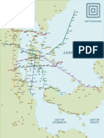 Mapa del transporte público en la zona metropolitana de la Ciudad de México