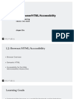 Browser/HTML/Accessibility Essentials