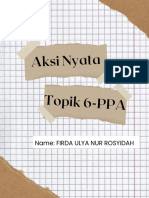 Topik 6-PPA Aksi Nyata: Name: Firda Ulya Nur Rosyidah