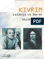 Gilles Deleuze Kıvrım Leibniz Ve Barok Bağlam Yayınları