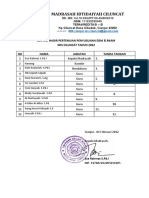 E - 1 Daftar Hadir Rkam