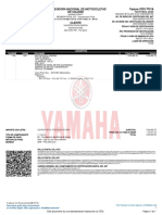 Factura Yamaha 19-07-2022