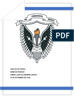 Análisis de Videos Derecho Romano 24 de Noviembre