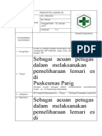 SOP PERAWATAN LEMARI ES