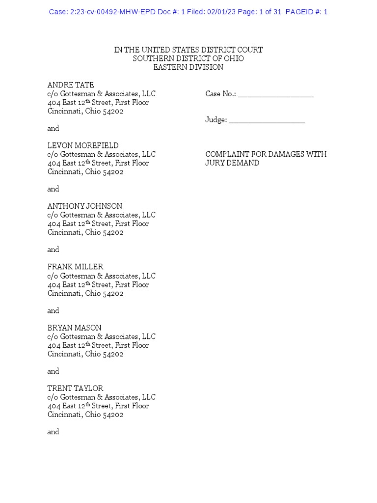 Discrimination Lawsuit Against Columbus Police | PDF | Damages | Equal ...