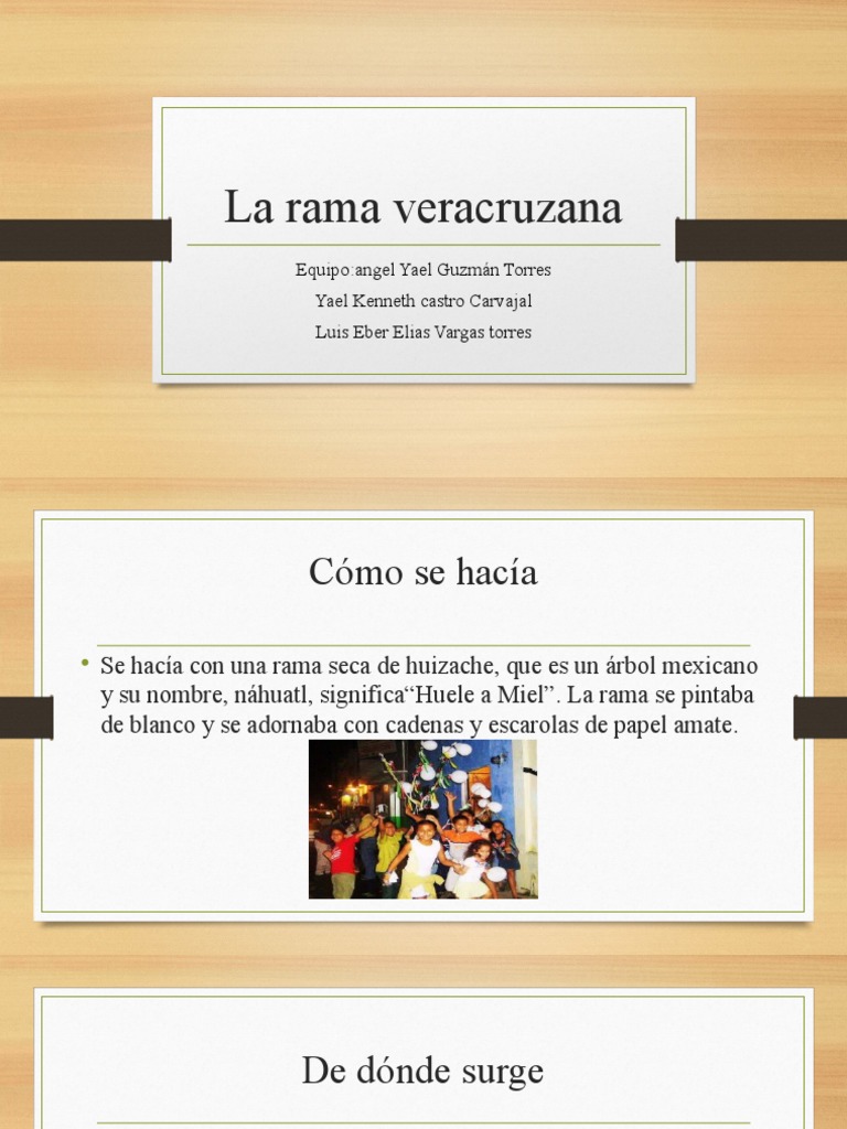 Historia La Rama Veracruzana | PDF
