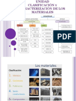 Clasificacion y Caracterizacic3b3n de Materiales