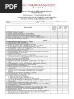 Enteral Tube Feeding Skills Checklist | PDF | Syringe | Medicine