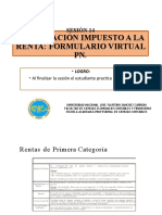 PPT SESIÓN 14 DECLARACIÓN IMPUESTO A LA RENTA FORMULARIO VIRTUAL PN.