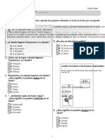 Prueba Diagnóstica de Español de 4° Grado