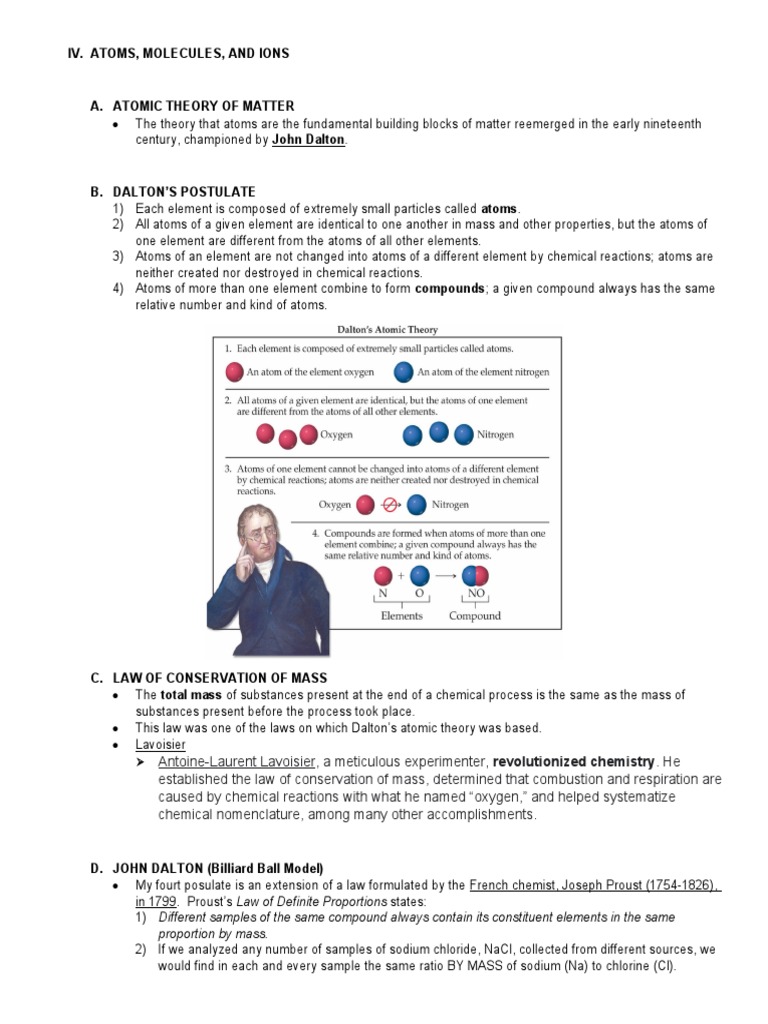 Atomic Theory and Subatomic Particles | PDF | Ion | Chemical Compounds