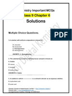 9th Chemistry Chapter 6 MCQS