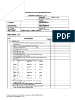 Contoh Laporan - Preventive Maintenance