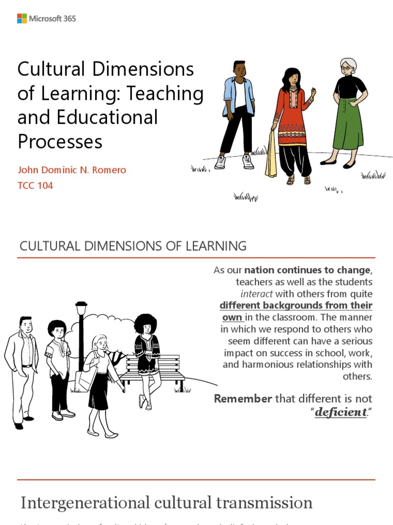 Cultural Dimensions of Learning | PDF | Teaching Method | Learning