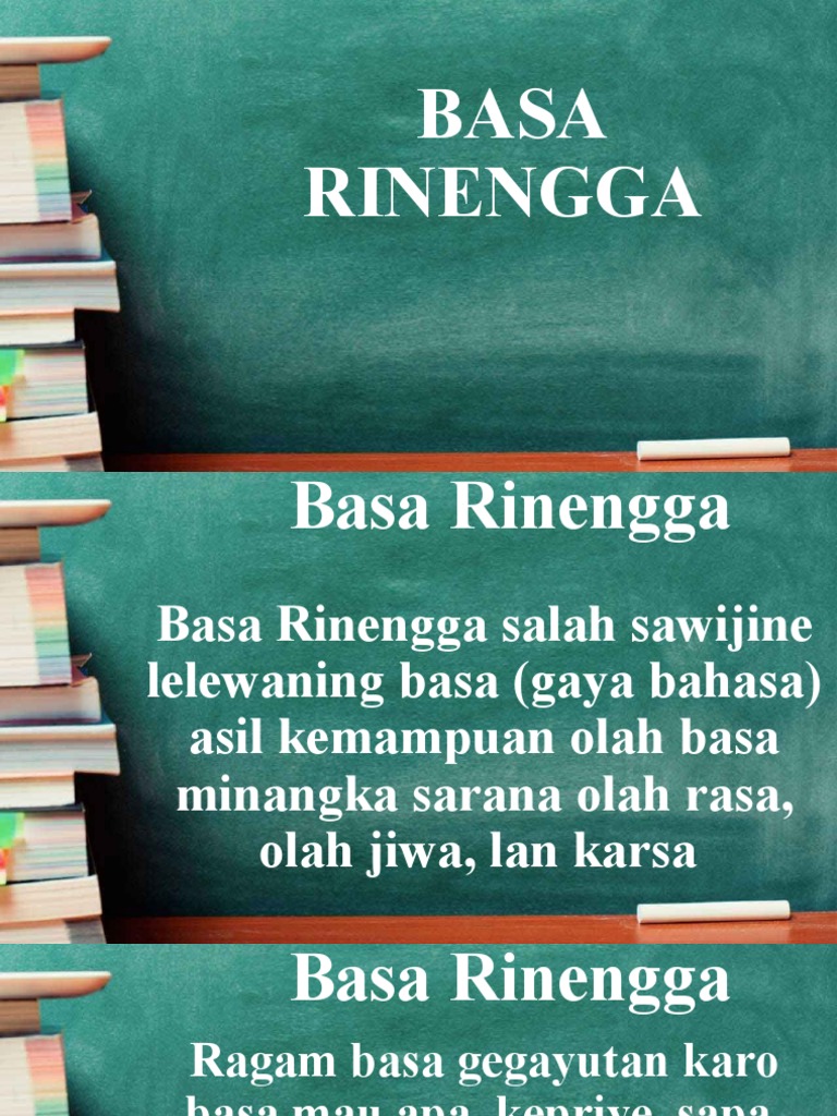 Basa Rinengga | PDF