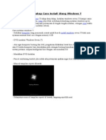 Cara Menginstal Windows 7