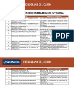 Cronograma Generico Mercadeo Estrategico Integral