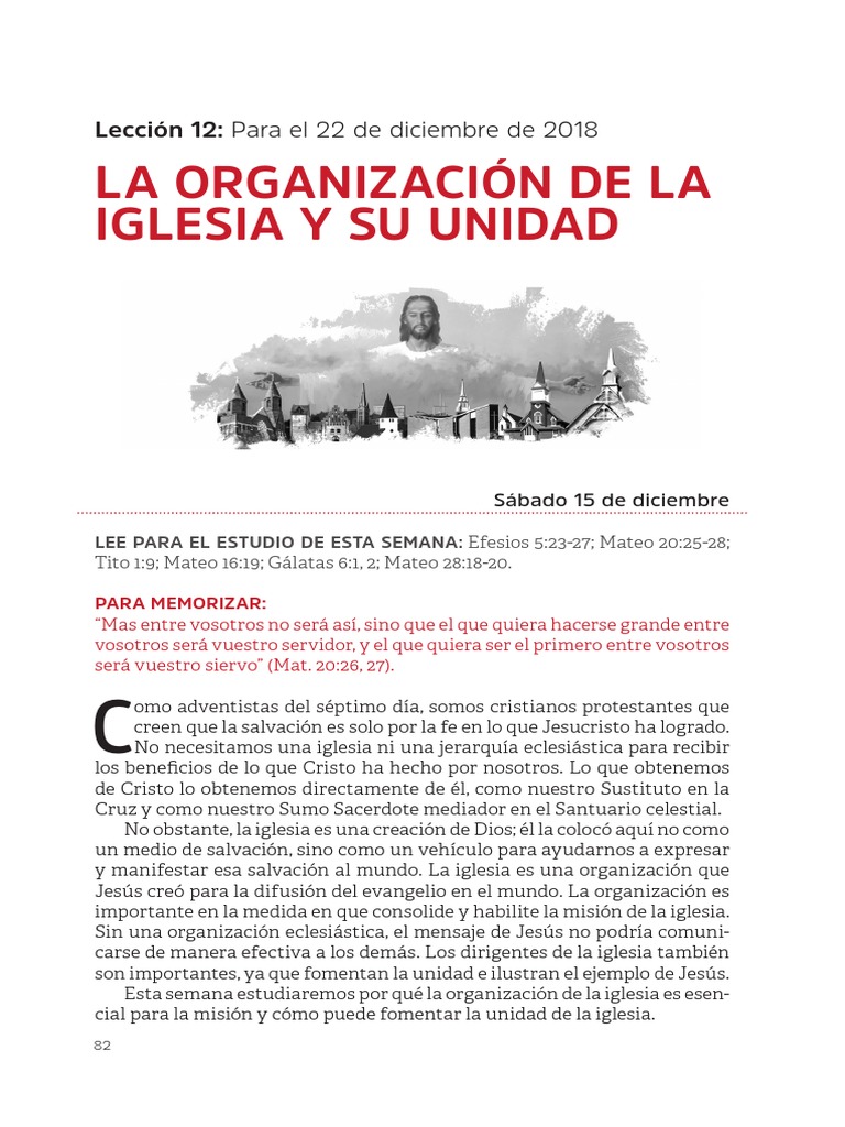 Organizacion de La Iglesia | PDF | Jesús | Iglesia cristiana