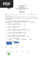 Grade 4 2nd QUARTER TEST