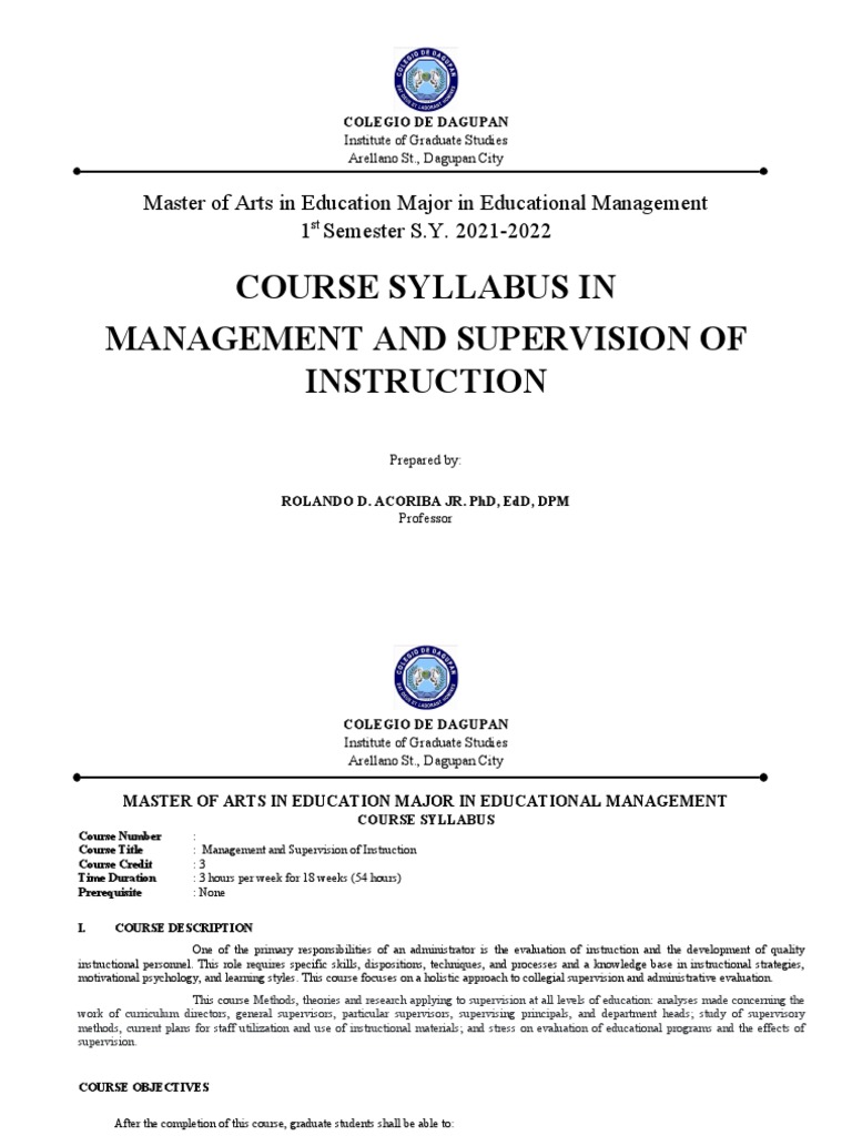 maed educational management thesis