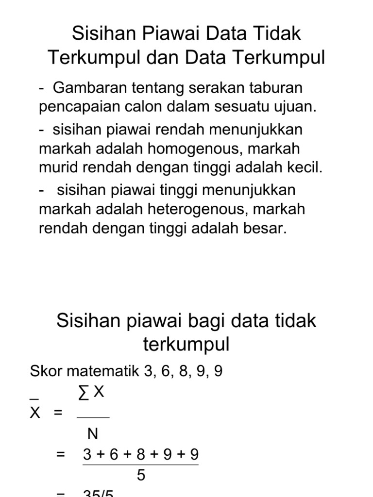 Sisihan Piawai  PDF