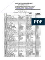 Jadwal Supervisi