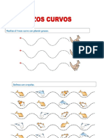 Trazos Curvos para Ninos de 3 Anos