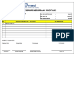 Form perbaikan kendaraan inventaris